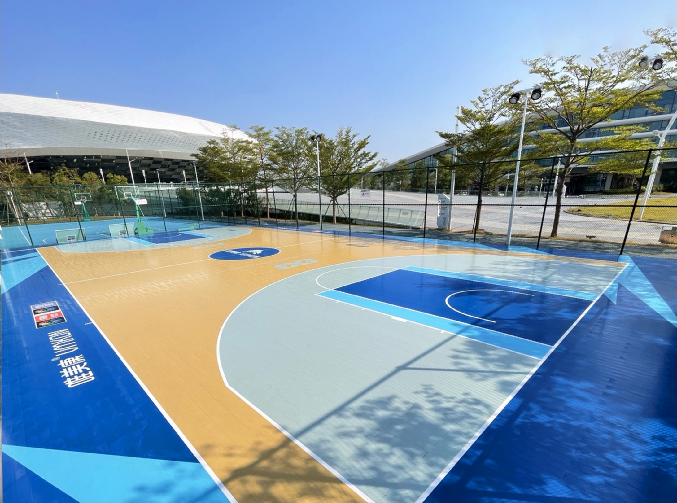 福建晉江第二體育中心戶外籃球場